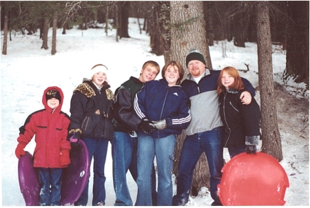 Christmas Sledding in Cloudcroft, New Mexico