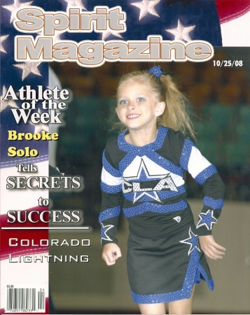 Brooke at cheerleading competition