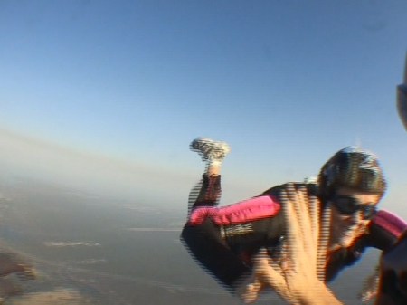 Skydiving High Five