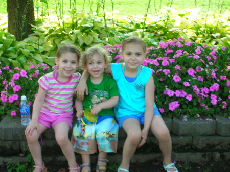 My munchkins!  Madeline, Eliana & Joshua Jr.