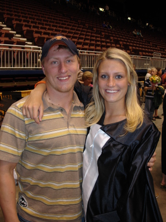 Zach (son 21) and Amy graduation 08