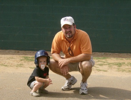 Matt and his little slugger!