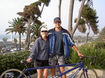 Tandem biking Del Mar