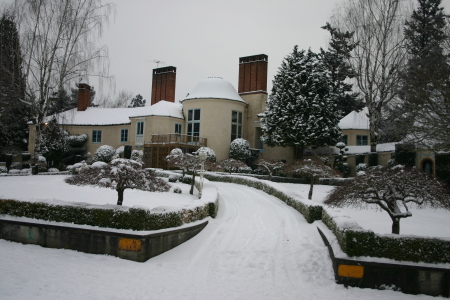 Our home in the winter, Portland