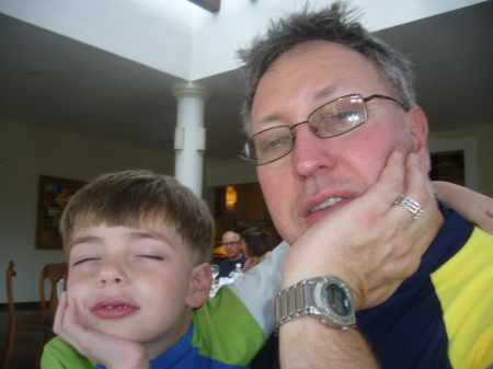 me with youngest son Trevor in Mexico 2005