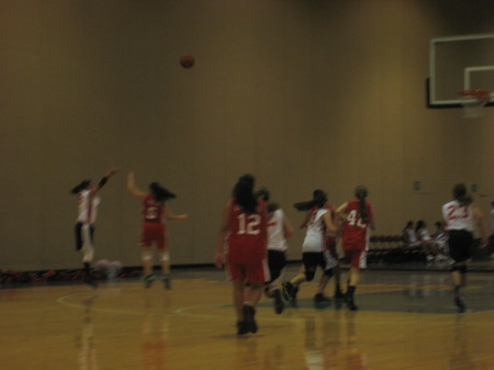 Seven 3 pointers in one game at Nationals!