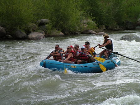 A little white water rafting on the animas