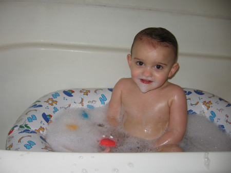 Alex...in the tub again