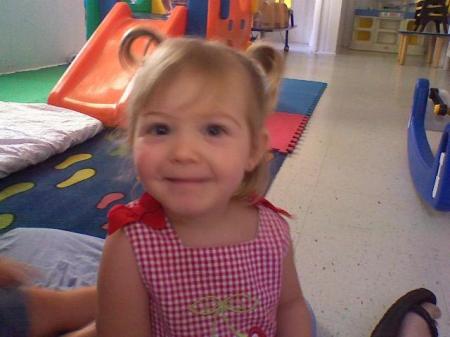 Carrie at daycare