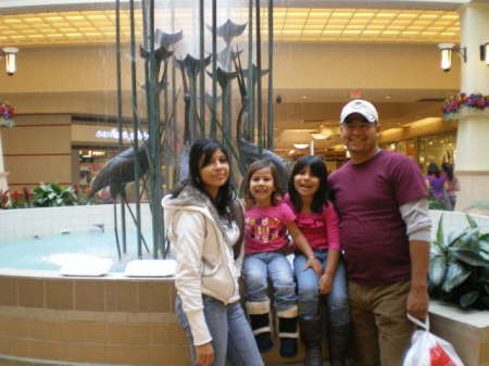 1/2 of MY family at West Acres Mall Fargo,ND