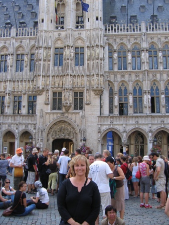 The central square in Brussels, Belgium 2008