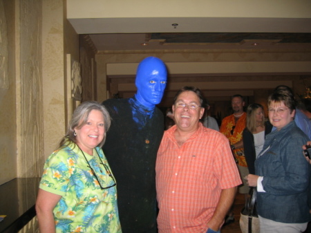 Vegas with the Blue Man Group