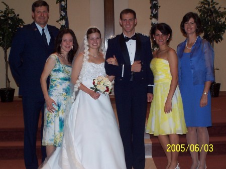 Family pic at Drew's Wedding