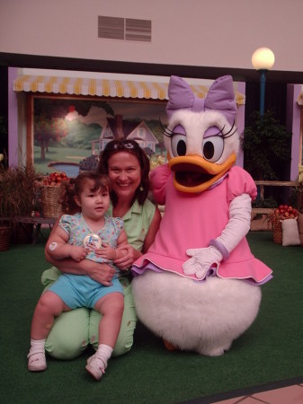 Grandma and Savannah at Epcot