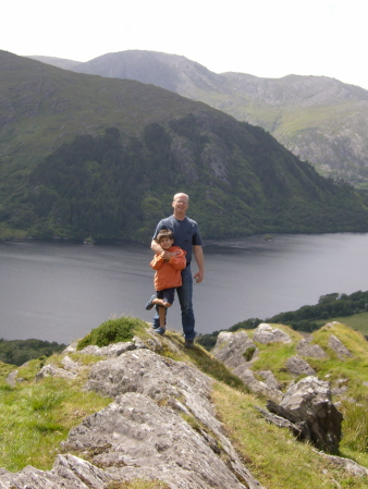 My son Conor, and his Uncle "Geno" - summer 08