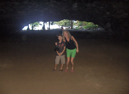Haena Cave on Kauai 12.25.06