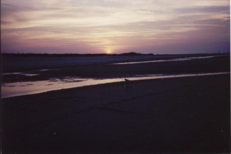 Beach at Tybee (Georgia) - Sunset