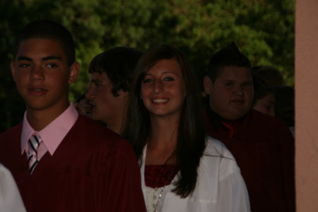 Ashton's 8th grade graduation