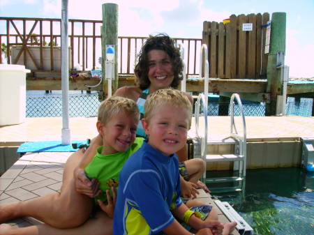 Swimming with the dolphins - Bahamas 2008
