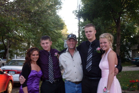 Boys with their Dad and Dates