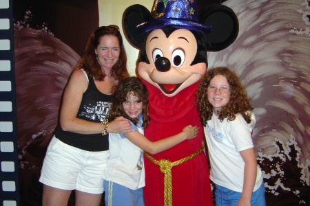 Me and my girls...and Mickey