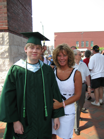 Mark (my son) and I at his HS Graduation '08