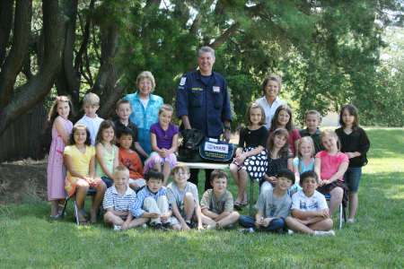 Fire Captain Ron Horetski and Pearl