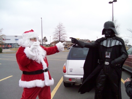 Santa vs Darth Vader