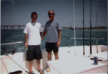 fishing with my son Destin Florida 2009