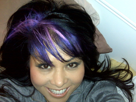 Single again & lovin' my purple hair! July 08