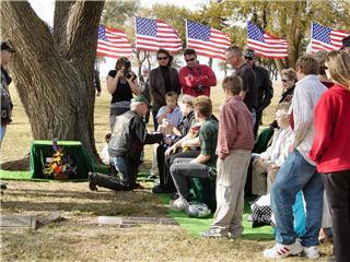 Uncle Fred's funeral