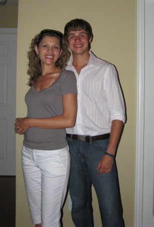My oldest baby and me...Summer 2008.