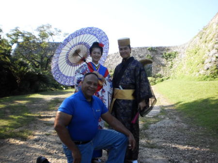 Posing with the Locals = Okinawa July 2011