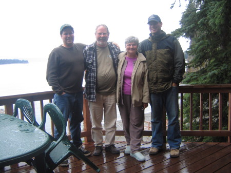 Brian, Gary, Judy and Marcus Alaska 2007