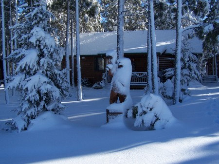 Winter at the cabin