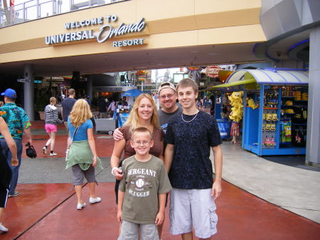 Me my Husband, Zach, & Talon on our vacation