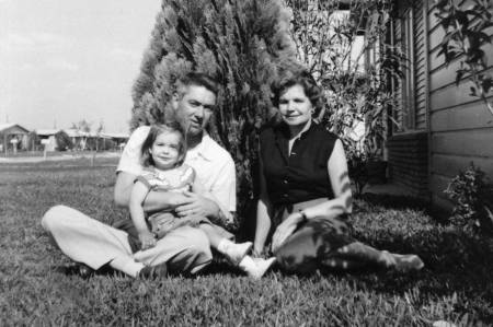 Mom, Dad, and June around 1957