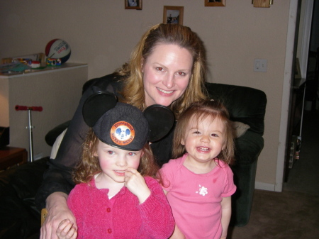 Debbie with daughters