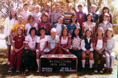 1974-75 5th Grade Class