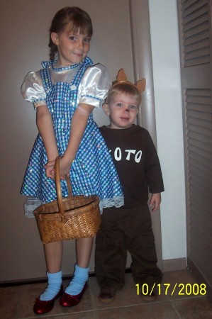 Dorothy and Toto - Halloween 2008