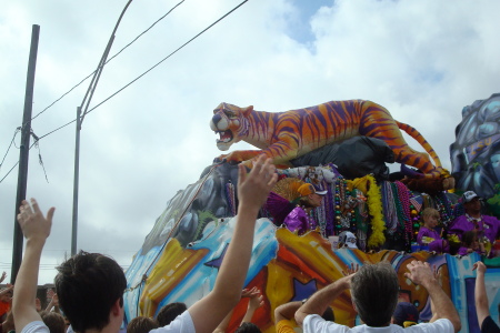 Mardi Gras parade in New Orleans