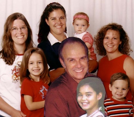 Husband Chuck and his family