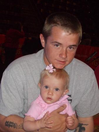 Son-in-law Brian with Granddaughter Haylie