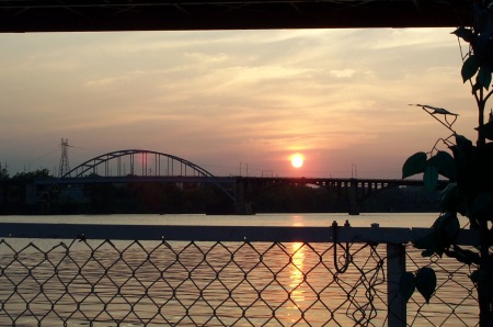 Overlooking the Arkansas River