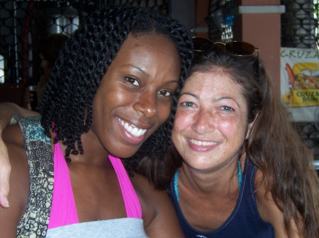 Myself and good friend Shivonne in USVI