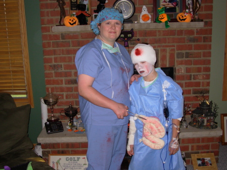 Cameron and I Halloween 2008