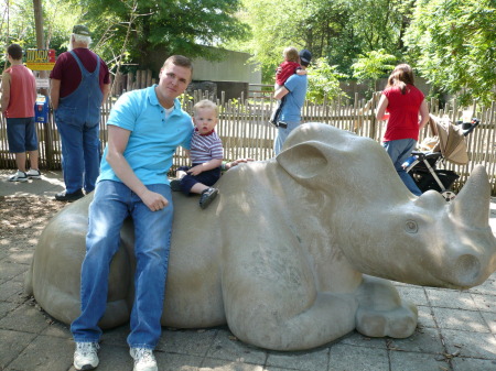 Daddy & Noah at the Zoo