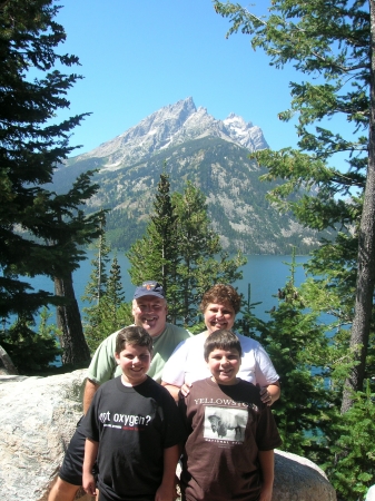 Family at Grand Tetons