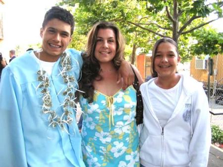 My Children & I at My Son's Promotion
