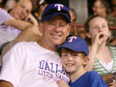 Will and me at the Rangers game